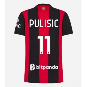 AC Milan Christian Pulisic #11 Jalkapallovaatteet Naisten Kotipaita 2026-27 Lyhythihainen